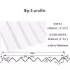 Corrugated Sheet | Big 6 Profile | Fibre Glass | 10ft (3050mm)