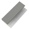 3M Fortex Natura Aluminium J Edge Trim Grey Cedar RAL-7023M
