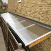 6M HAWK Frame Supported Glazing Bar White For 10,16 &25mm Sheets
