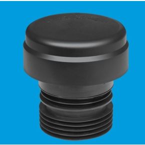 VP100E McAlpine Int/Ext Air Admittance Valve for 110mm Pipe Black