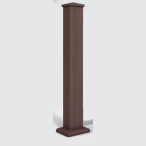Balustrade Single Post & Accessories 1.2M Brown
