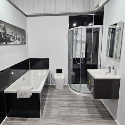 Shower and Bathroom and Bath Panels installed